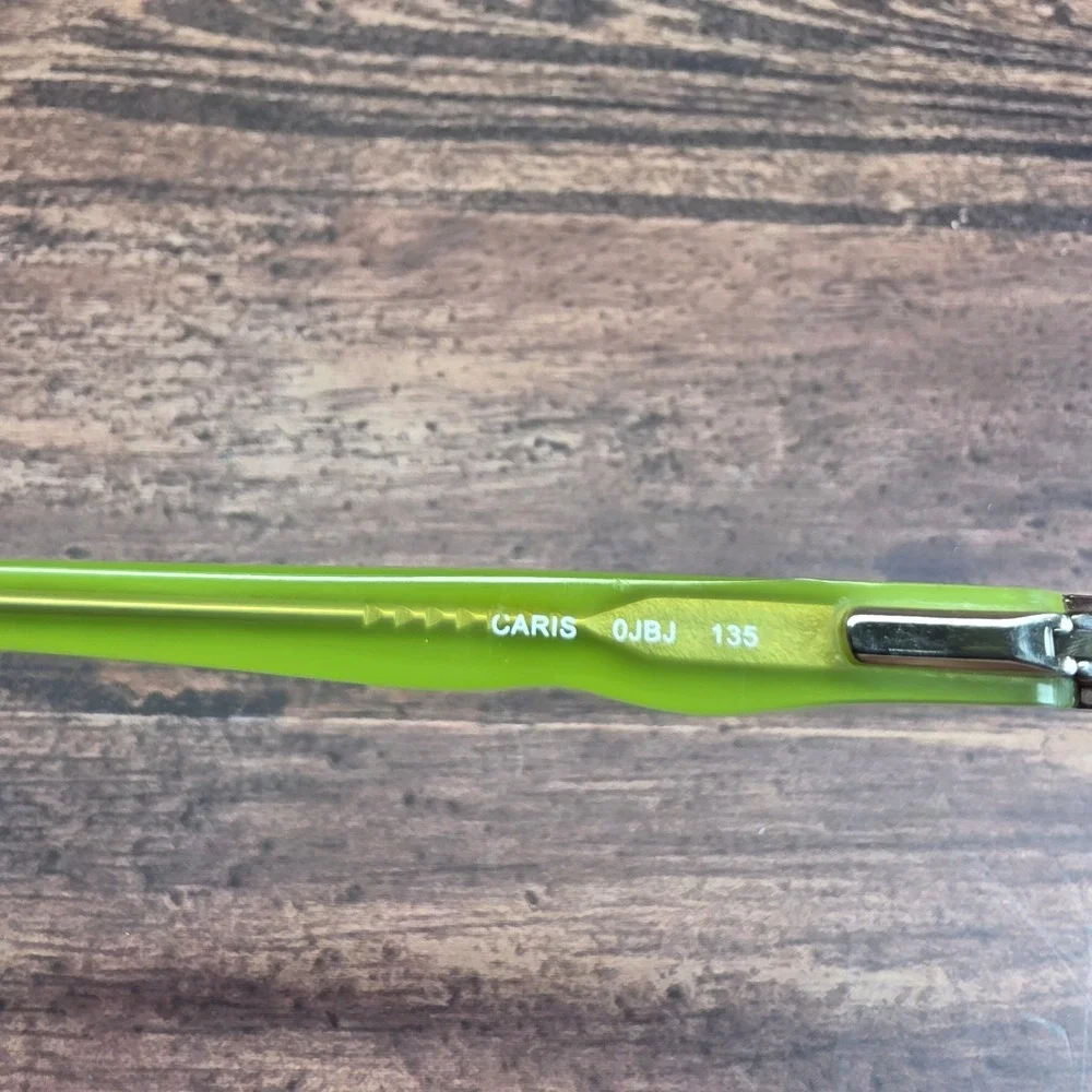 Kate Spade New York Caris 0JBJ Brown Tortoise Lime Green Cat Eye Eyeglass Frames